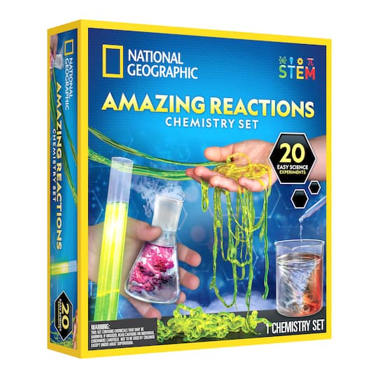 National Geographic™ Amazing Reactions Chemistry Set
